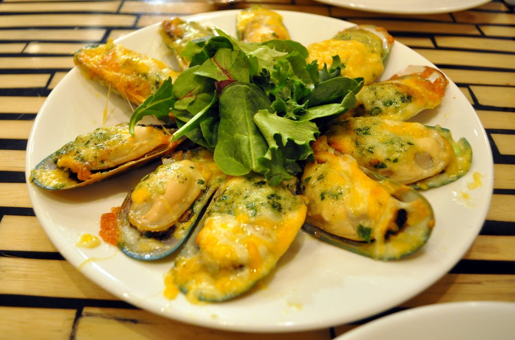 Baked Tahong (Mussels)